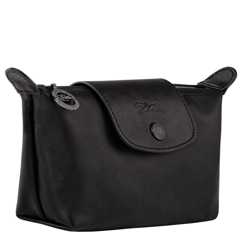 Longchamp | Le Pliage Xtra Pouch Black - Leather | Black