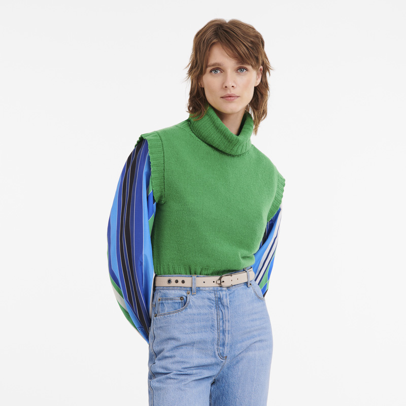 Longchamp | 3D Ladies' belt Clay - Leather | Clay