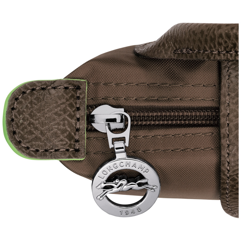 Longchamp | Le Pliage Green Pouch with handle Terra - Recycled canvas | Terra