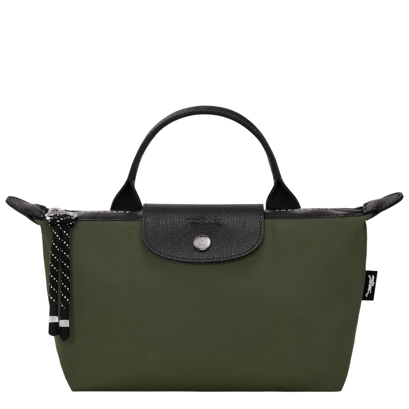 Longchamp | Le Pliage Energy Pouch Khaki - Recycled canvas | Khaki