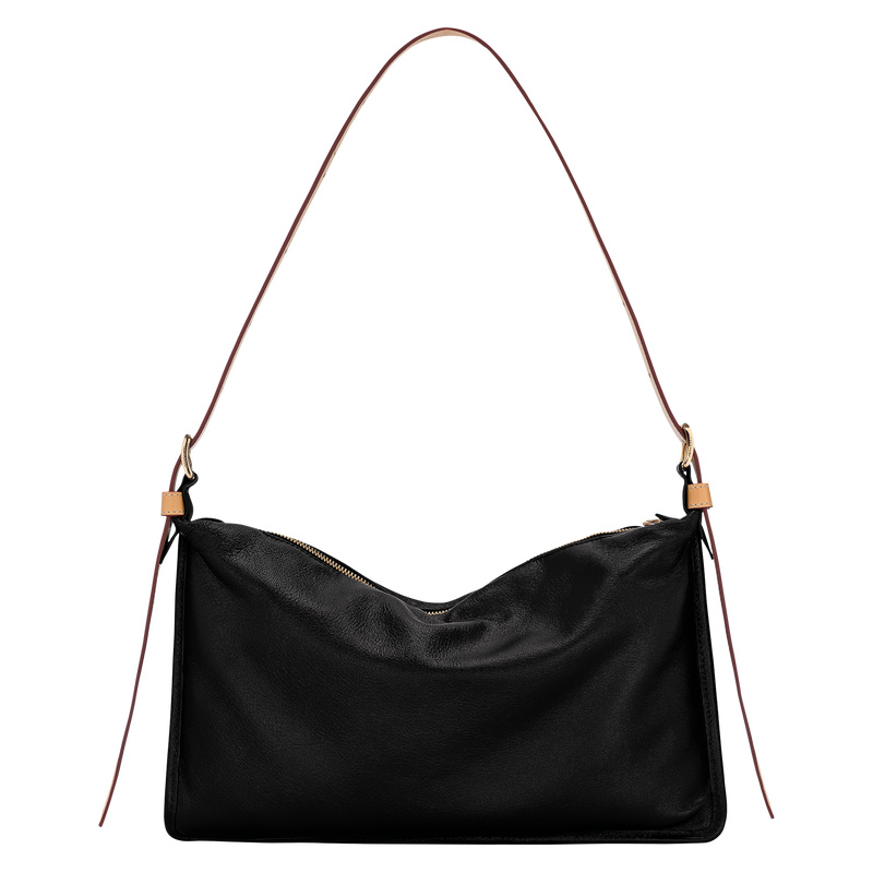Longchamp | Smoothie M Crossbody bag Black - Leather | Black