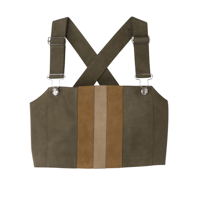 Longchamp | Top Khaki - Leather | Khaki