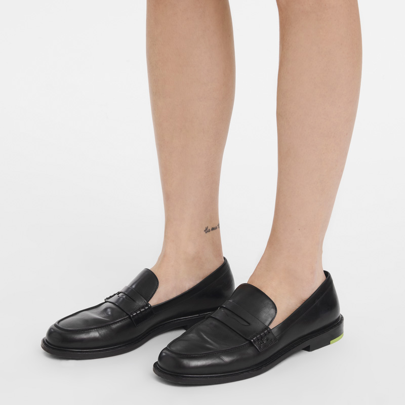 Longchamp | Au Sultan Loafer Black - Leather | Black