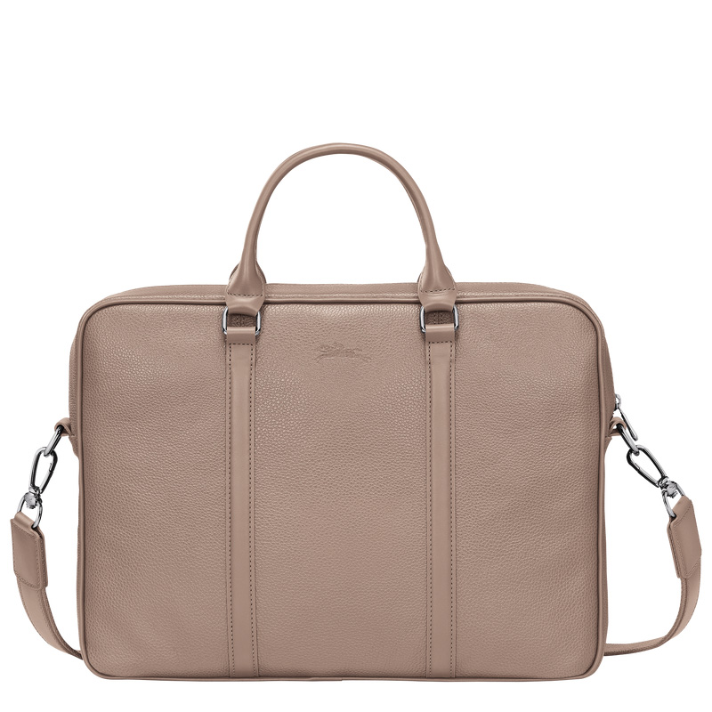 Longchamp | Le Foulonné XS Briefcase Turtledove - Leather | Turtledove