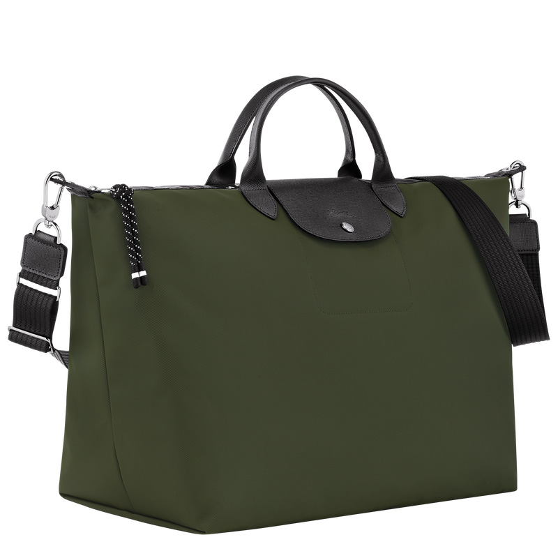 Longchamp | Le Pliage Energy L Travel bag Khaki - Recycled canvas | Khaki
