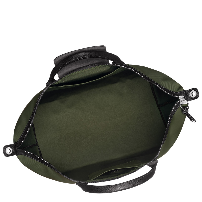 Longchamp | Le Pliage Energy L Travel bag Khaki - Recycled canvas | Khaki