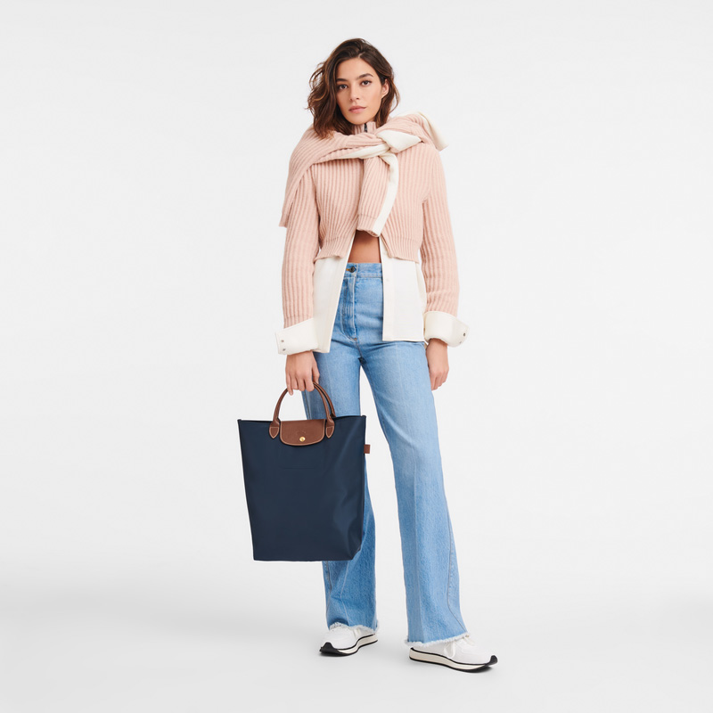 Longchamp | Le Pliage Original M Tote bag Navy - Canvas | Navy
