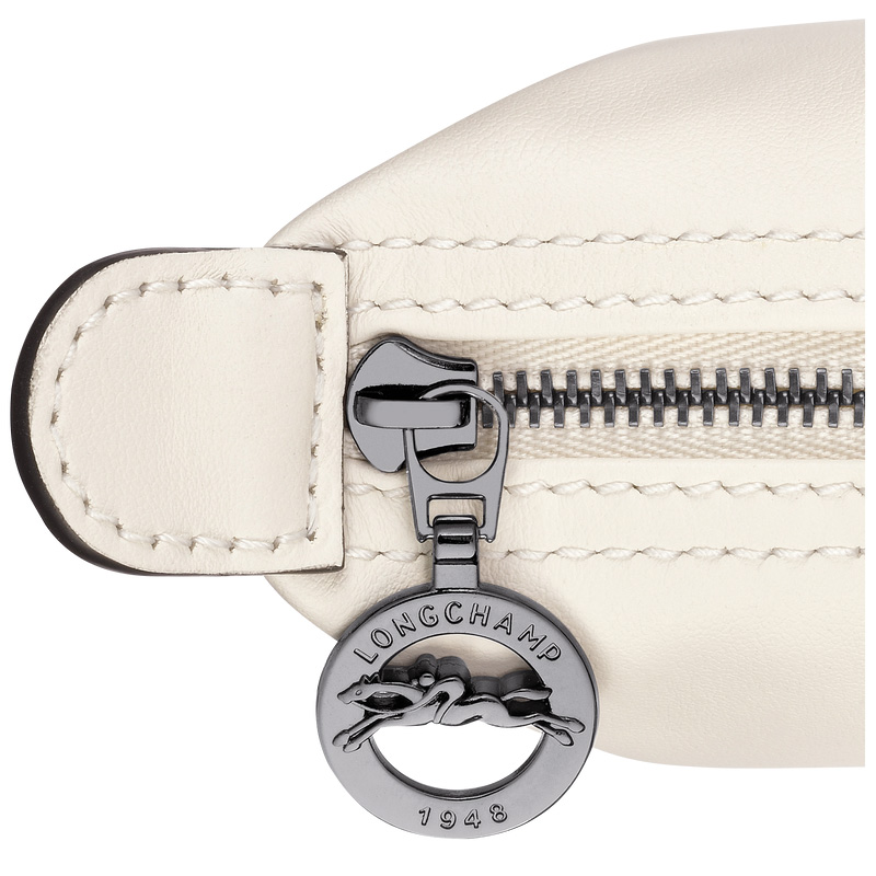 Longchamp | Le Pliage Xtra Pouch Ecru - Leather | Ecru