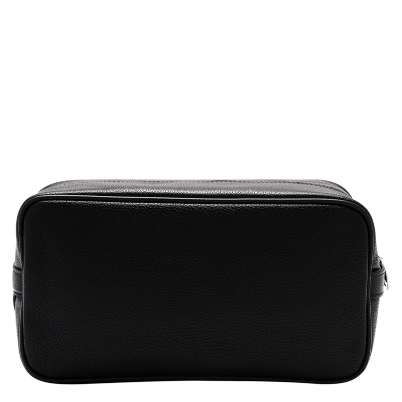 Longchamp | Le Foulonné Toiletry case Black - Leather | Black