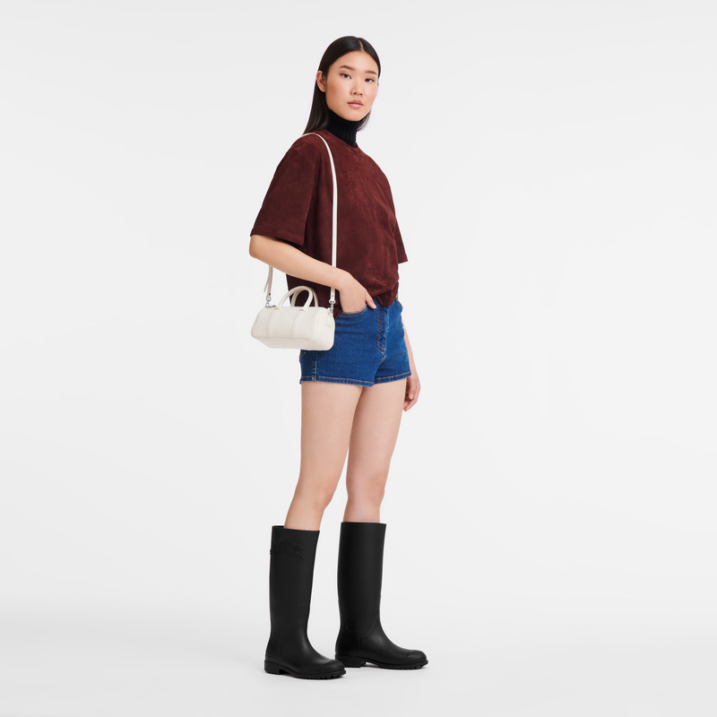 Longchamp | Daylong S Handbag Ecru - Leather | Ecru