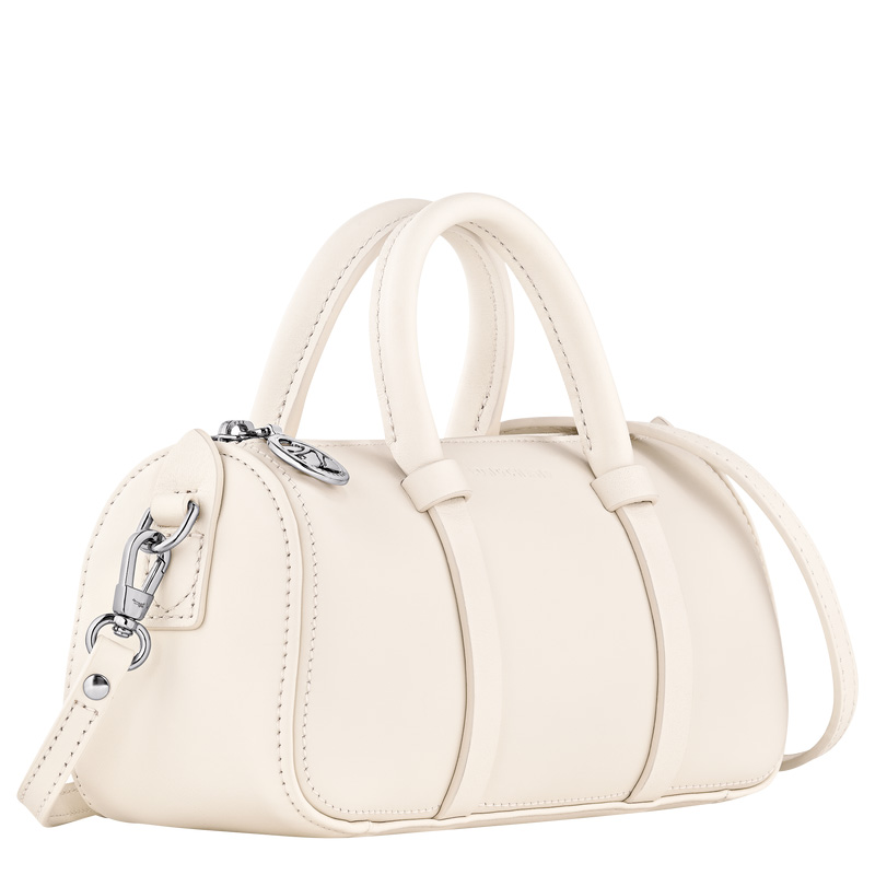 Longchamp | Daylong S Handbag Ecru - Leather | Ecru