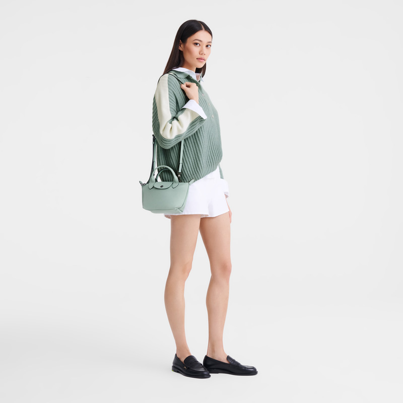 Longchamp | Le Pliage Xtra XS Handbag Vervain - Leather | Vervain