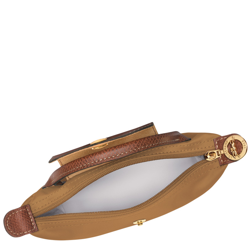 Longchamp | Le Pliage Original Pouch with handle Fawn - Recycled canvas | Fawn
