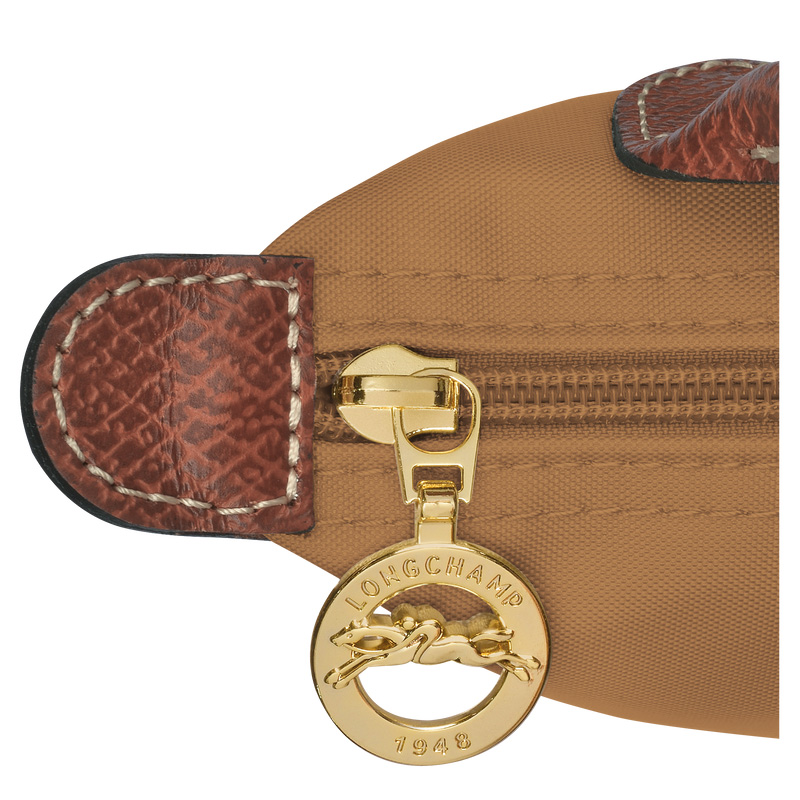 Longchamp | Le Pliage Original Pouch with handle Fawn - Recycled canvas | Fawn