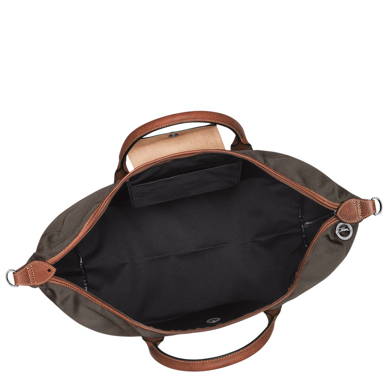 Longchamp | Boxford XL Travel bag Brown - Recycled canvas | Brown
