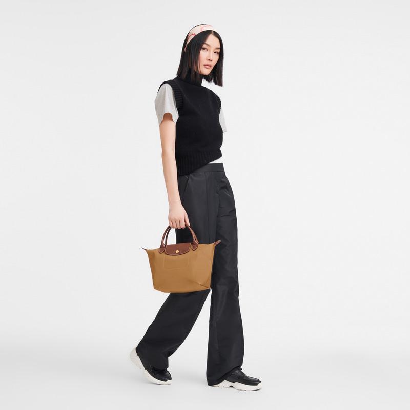 Longchamp | Le Pliage Original S Handbag Fawn - Recycled canvas | Fawn