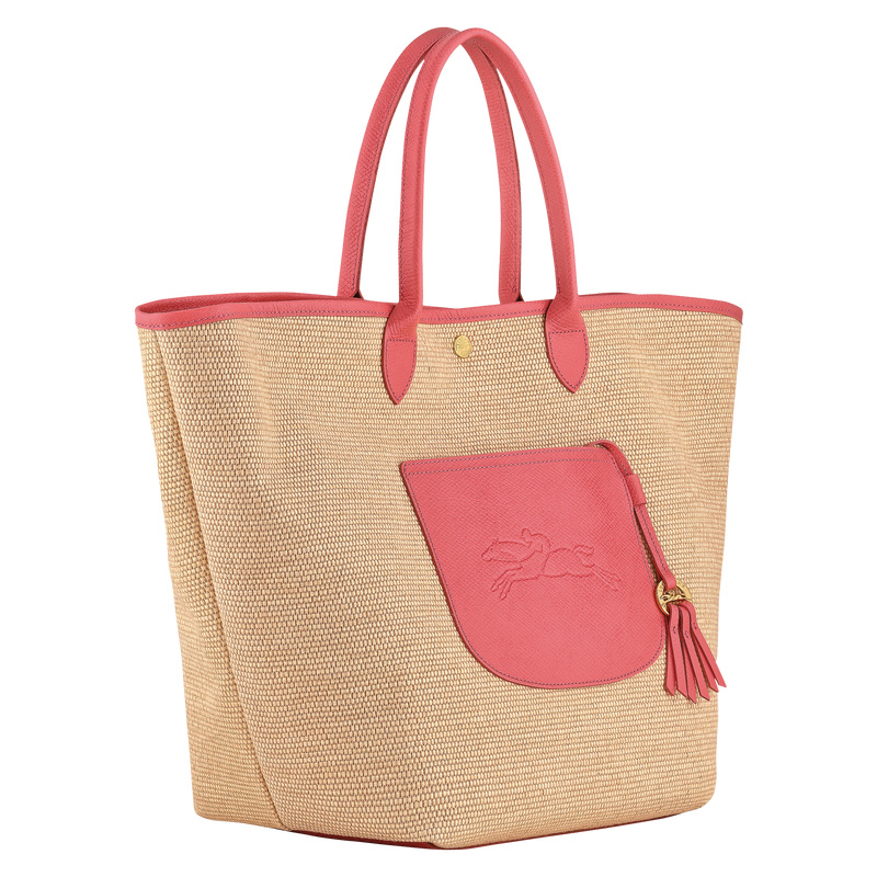 Longchamp | Le Pliage Collection L Basket bag Blush - Canvas | Blush