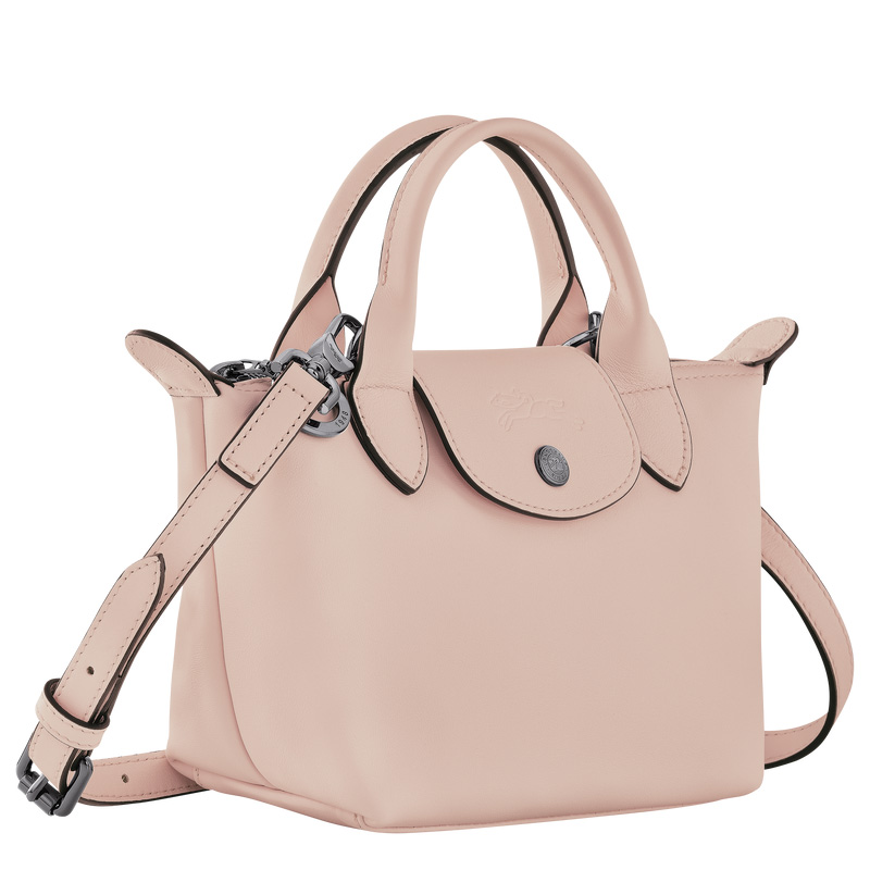 Longchamp | Le Pliage Xtra XS Handbag Nude - Leather | Nude