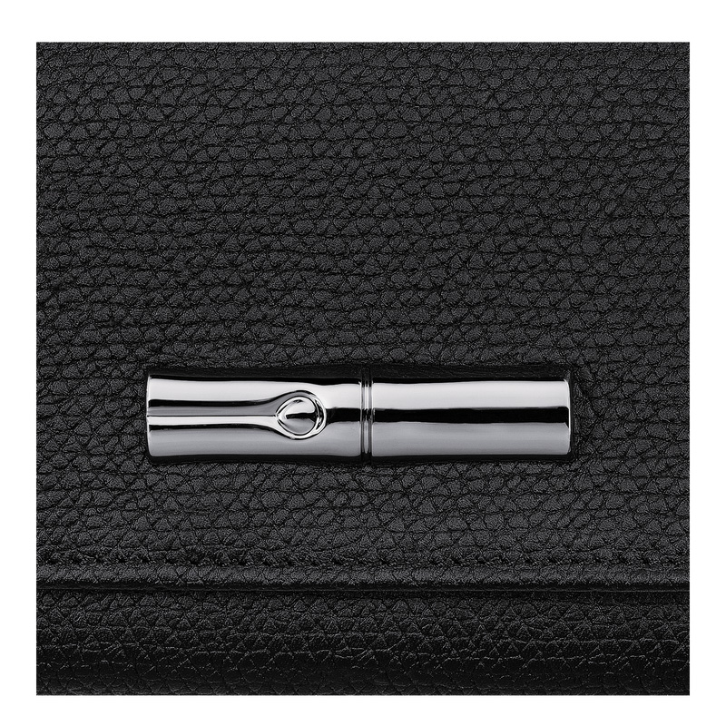 Longchamp | Le Roseau Wallet Black - Leather | Black