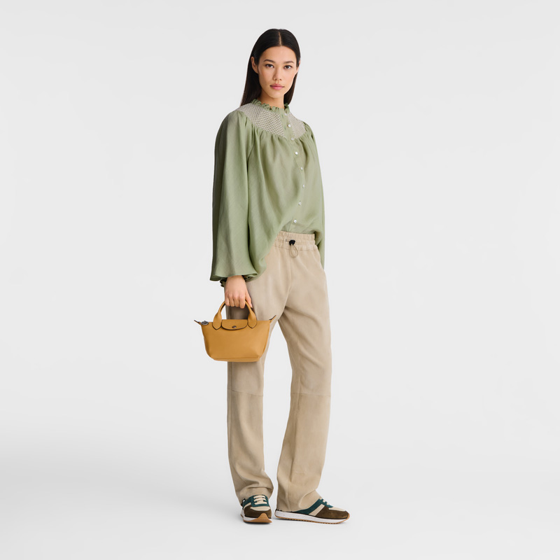 Longchamp | Le Pliage Xtra XS Handbag Honey - Leather | Honey