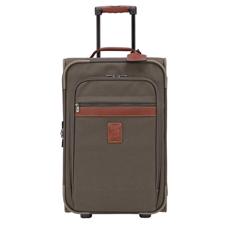 Longchamp | Boxford M Carry-on Brown - Recycled canvas | Brown