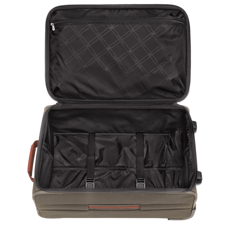 Longchamp | Boxford M Carry-on Brown - Recycled canvas | Brown