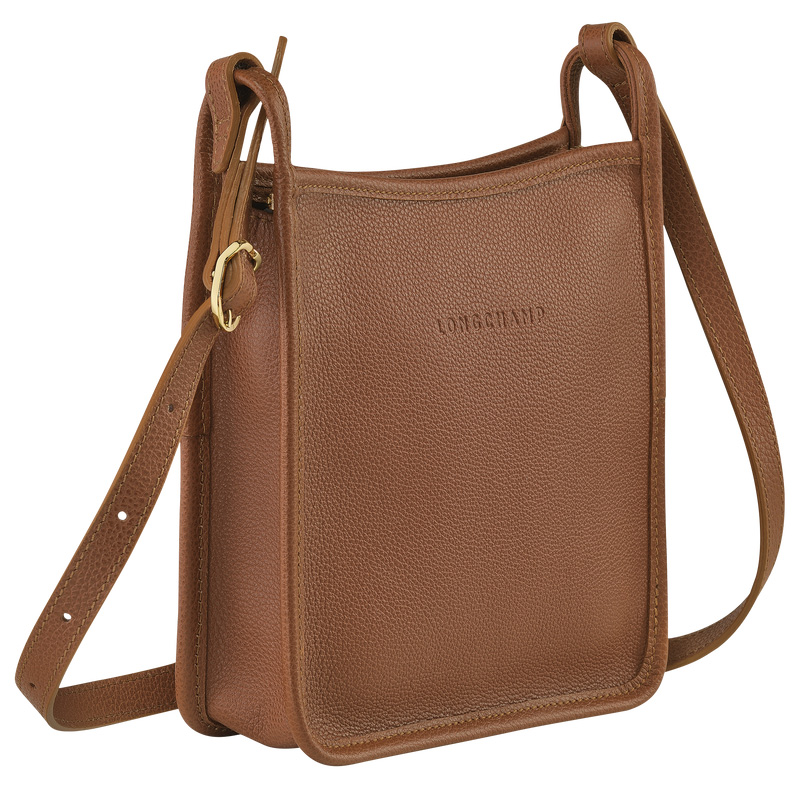 Longchamp | Le Foulonné S Crossbody bag Caramel - Leather | Caramel