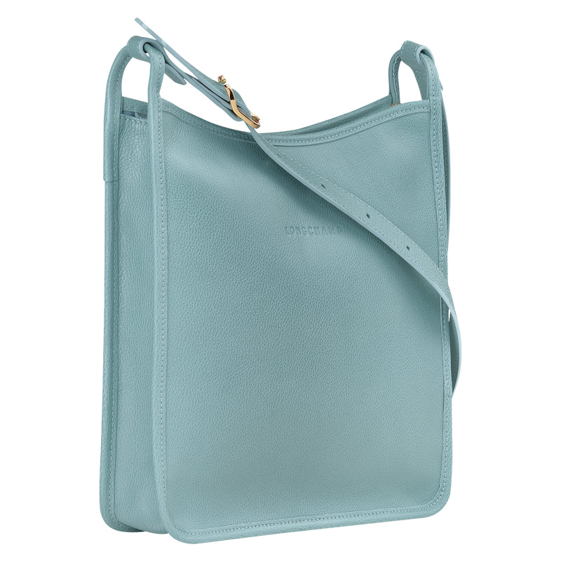 Longchamp | Le Foulonné M Crossbody bag Eucalyptus - Leather | Eucalyptus