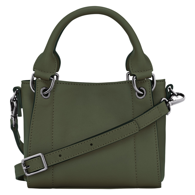 Longchamp | 3D XS Handbag Khaki - Leather | Khaki