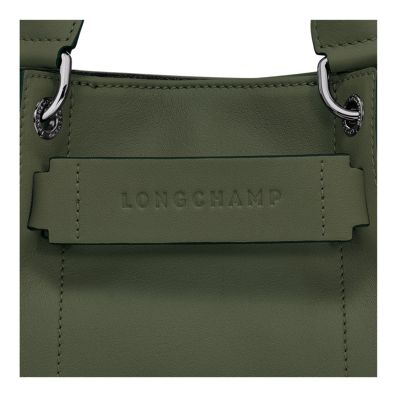 Longchamp | 3D XS Handbag Khaki - Leather | Khaki