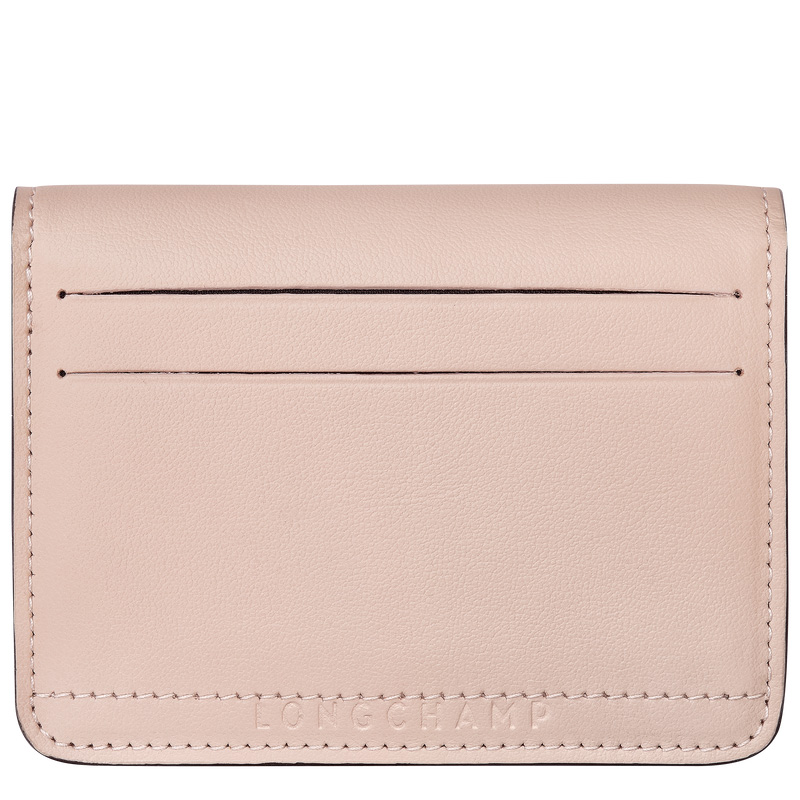 Longchamp | Le Pliage Xtra Card holder Nude - Leather | Nude
