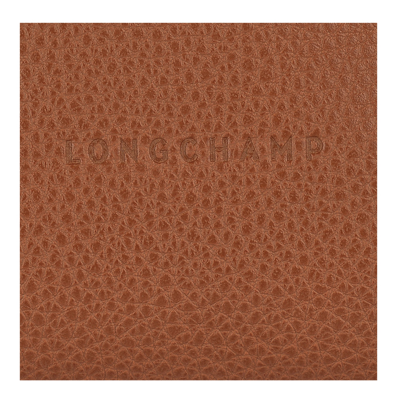 Longchamp | Le Foulonné Coin purse Caramel - Leather | Caramel