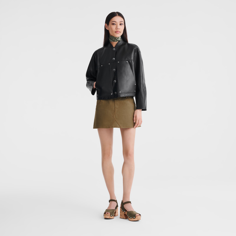 Longchamp | Jacket Black - Lambskin | Black