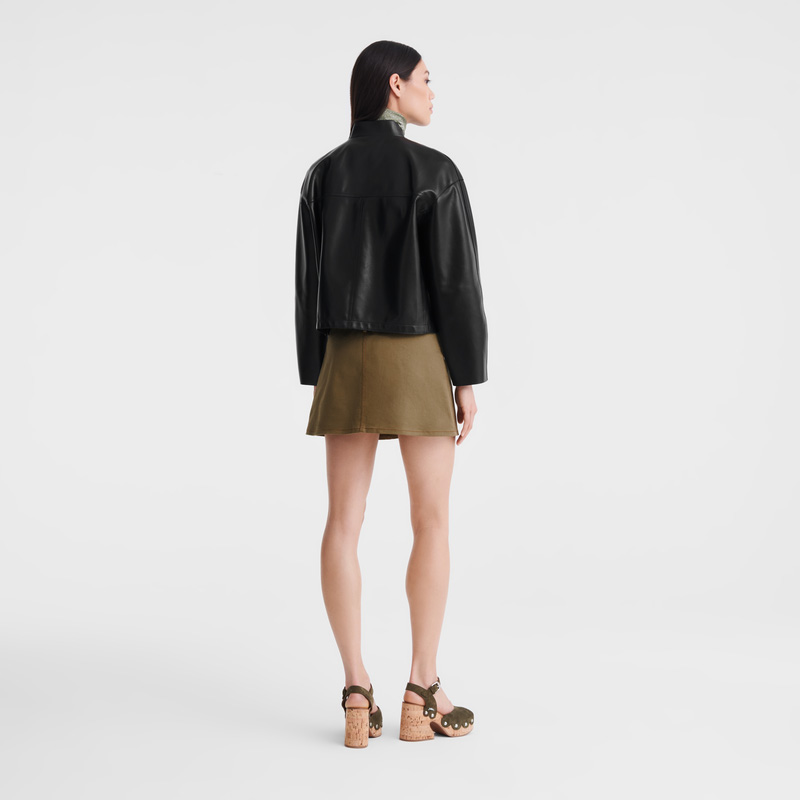 Longchamp | Jacket Black - Lambskin | Black