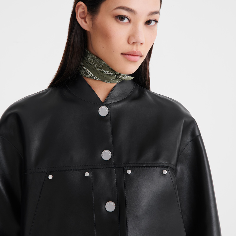 Longchamp | Jacket Black - Lambskin | Black
