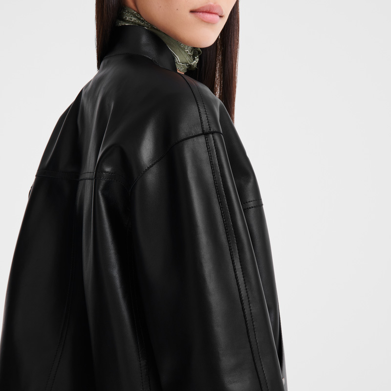 Longchamp | Jacket Black - Lambskin | Black