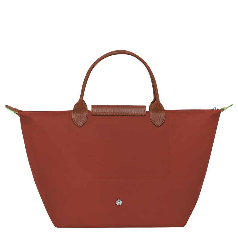 Longchamp | Le Pliage Green M Handbag Chestnut - Recycled canvas | Chestnut
