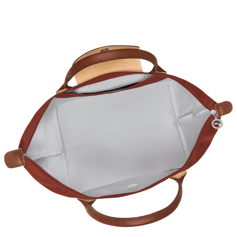 Longchamp | Le Pliage Green M Handbag Chestnut - Recycled canvas | Chestnut