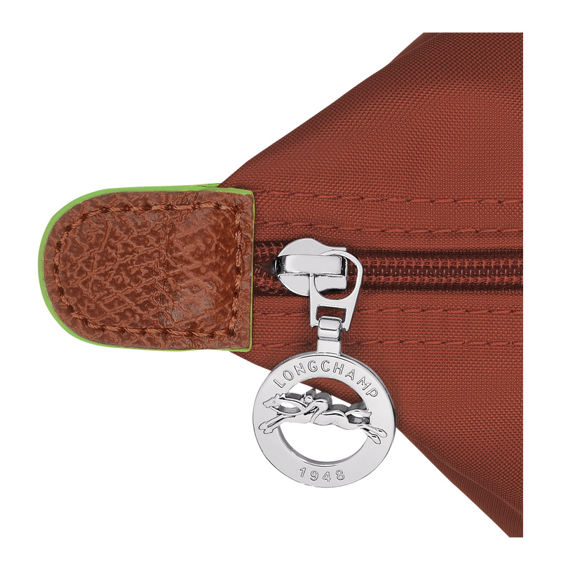 Longchamp | Le Pliage Green M Handbag Chestnut - Recycled canvas | Chestnut