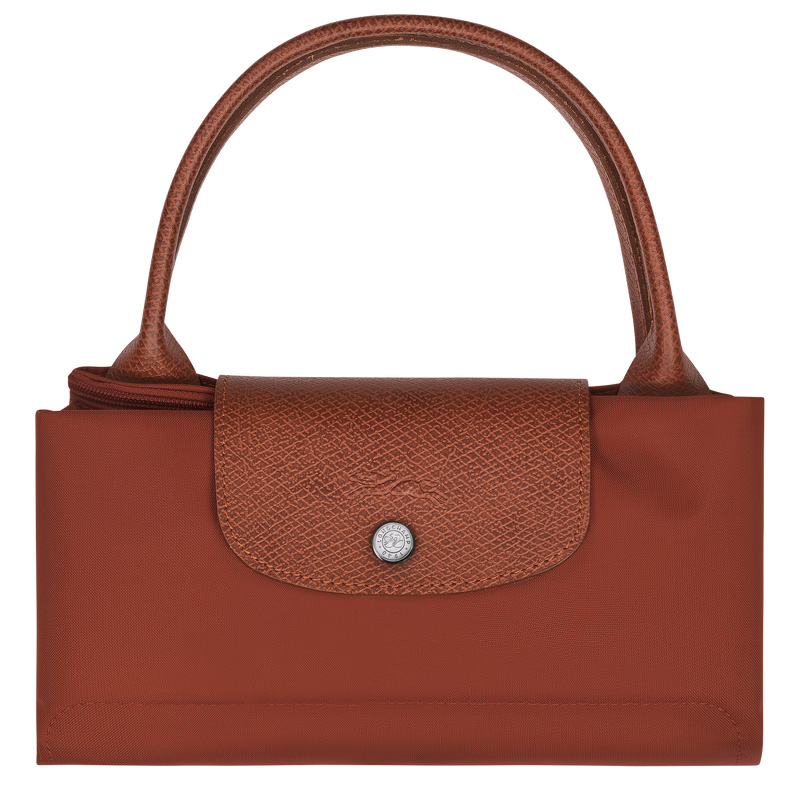 Longchamp | Le Pliage Green M Handbag Chestnut - Recycled canvas | Chestnut