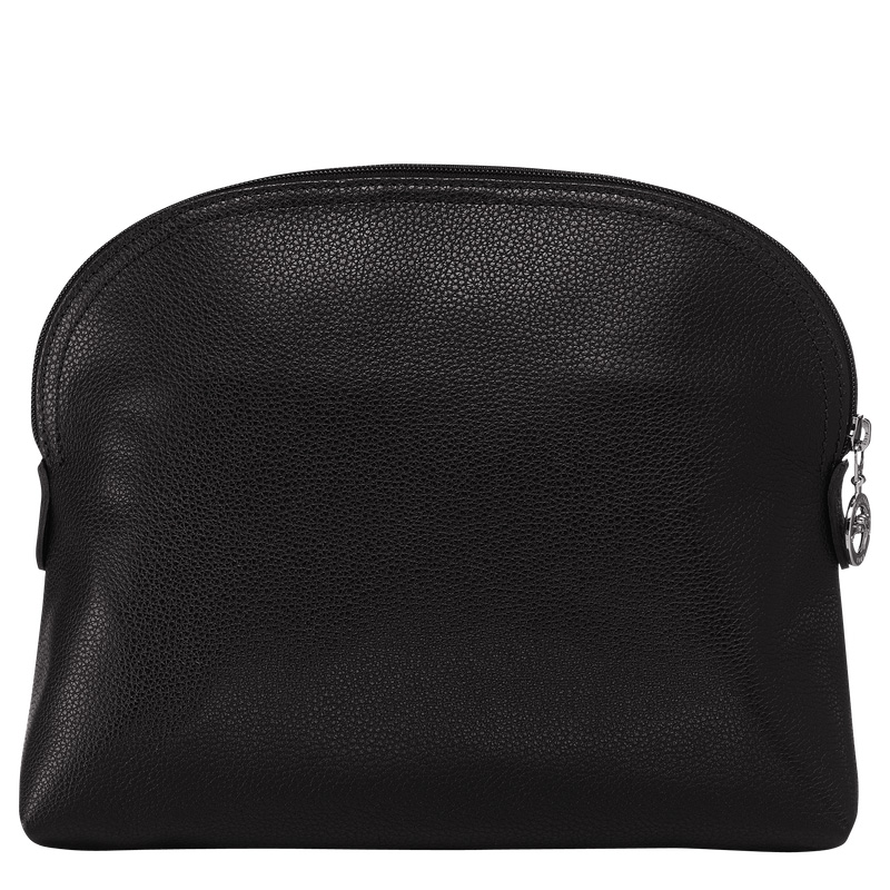 Longchamp | Le Foulonné Toiletry case Black - Leather | Black