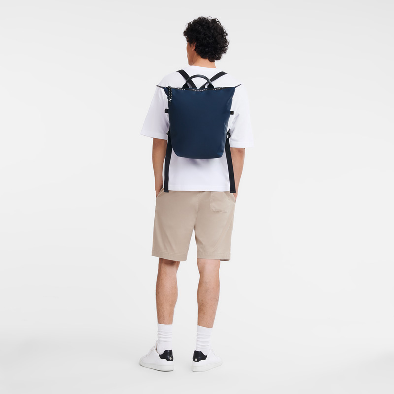 Longchamp | Le Pliage Energy L Backpack Navy - Recycled canvas | Navy