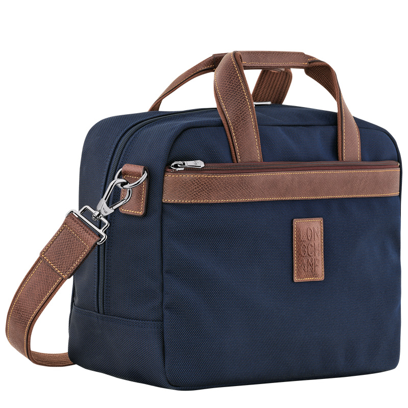 Longchamp | Boxford S Travel bag Blue - Recycled canvas | Blue