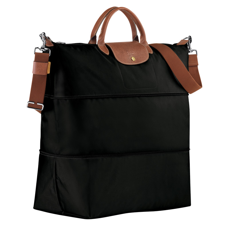 Longchamp | Le Pliage Original Travel bag expandable Black - Recycled canvas | Black