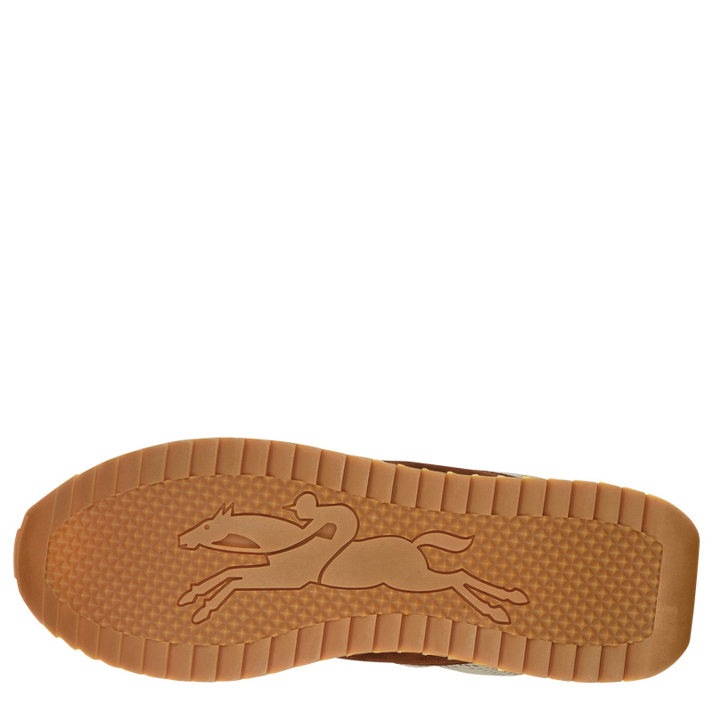 Longchamp | Le Pliage Green Sneakers Bark - Leather | Bark