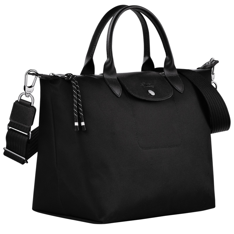 Longchamp | Le Pliage Energy L Handbag Black - Recycled canvas | Black