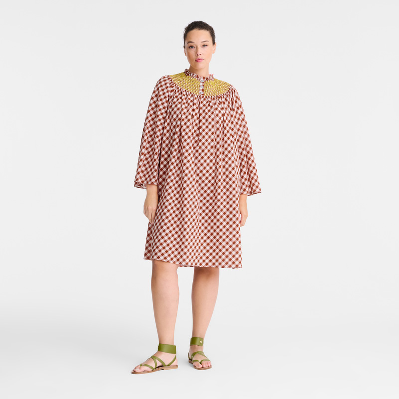 Longchamp | Dress Bark - Vichy jacquard | Bark