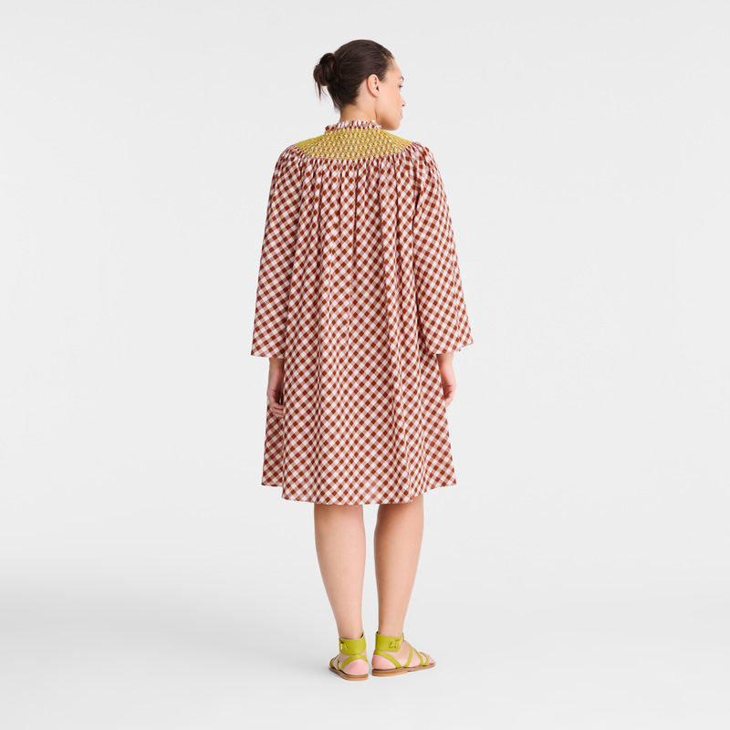 Longchamp | Dress Bark - Vichy jacquard | Bark