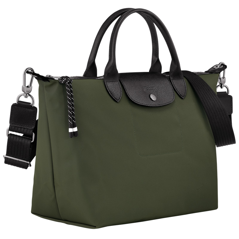 Longchamp | Le Pliage Energy L Handbag Khaki - Recycled canvas | Khaki