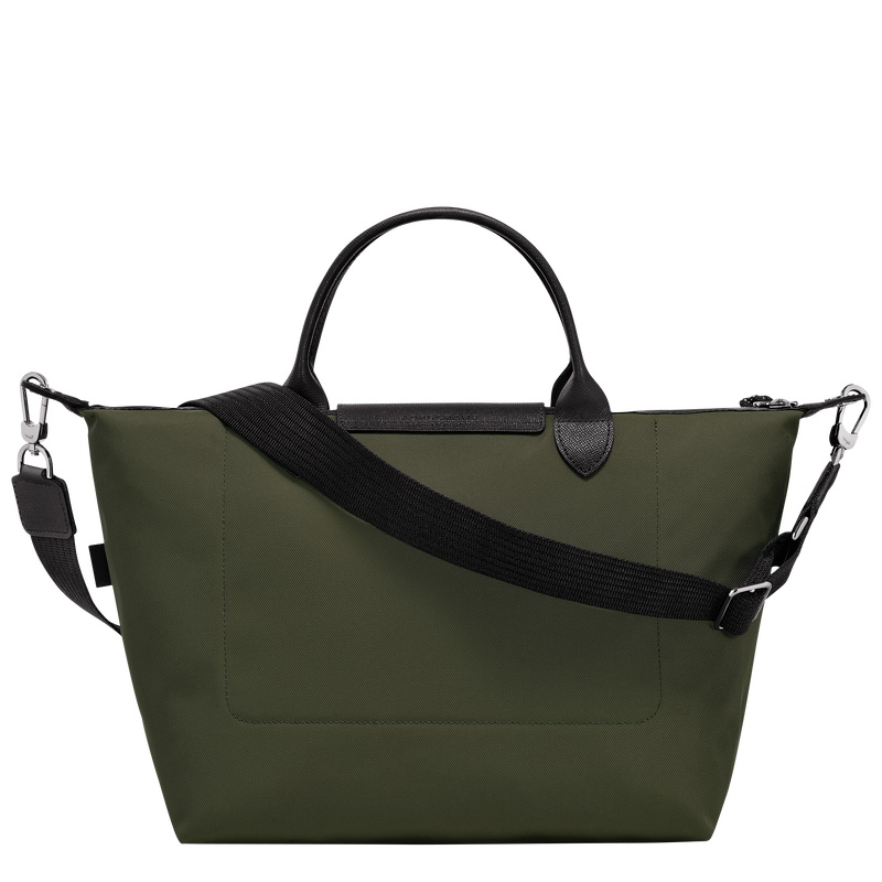 Longchamp | Le Pliage Energy L Handbag Khaki - Recycled canvas | Khaki